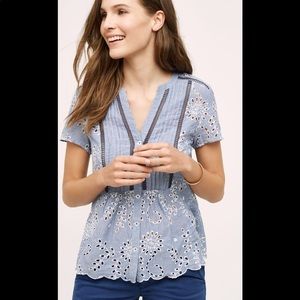 Anthropologie Holding Horses Josue Blouse